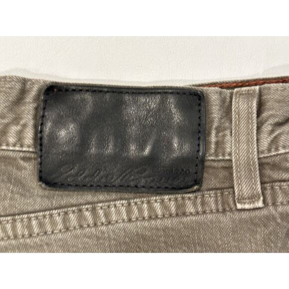 Eddie Bauer Straight Fit Specially Dyed Men 35x32(30.5)Green Denim Jeans Stretch - Picture 5 of 10